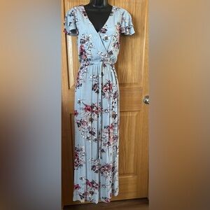 #32 One Clothing Floral Maxi Dress * As Is * 19-21” PTP 14-17” waist